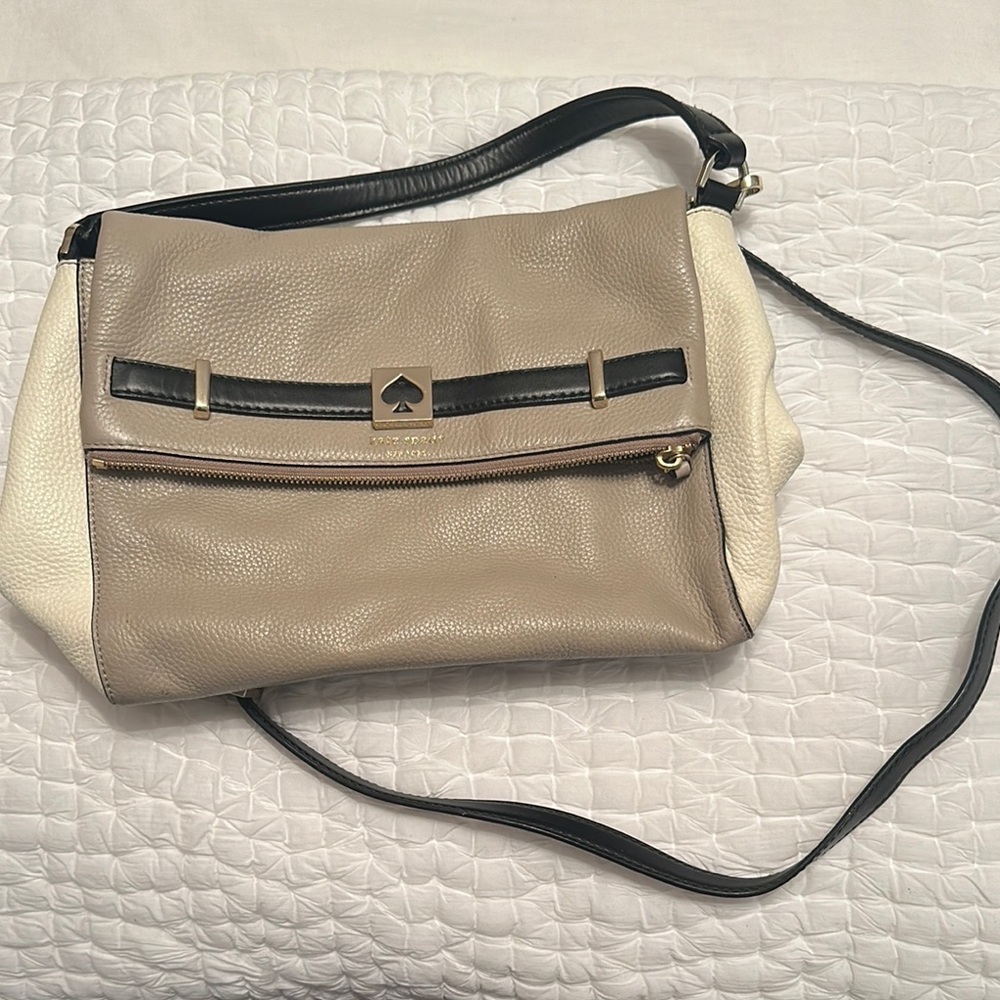 Tri color Kate spade bag